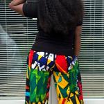 Ankara Combat Pant Back