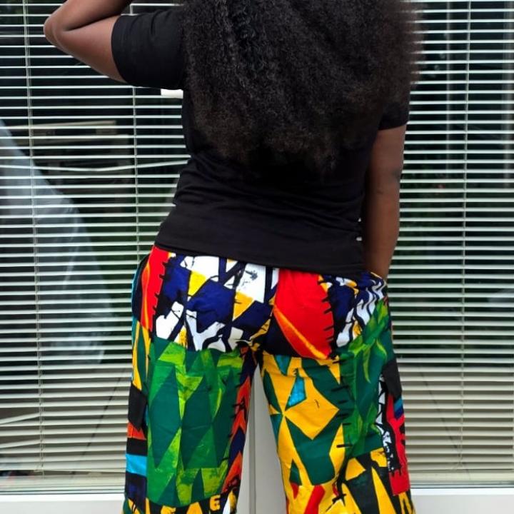 Ankara Combat Pant Back