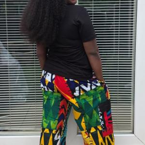 Ankara Combat Pant Back