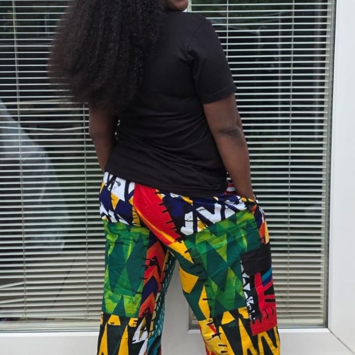 Ankara Combat Pant Back