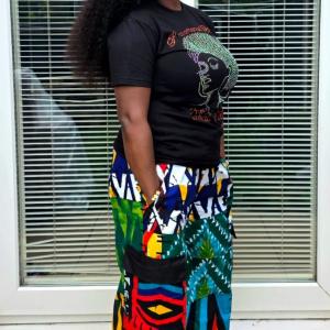 Ankara Combat Pant Back