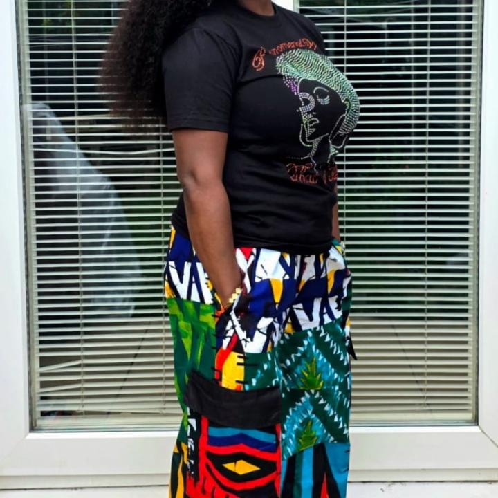 Ankara Combat Pant Back