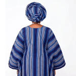 Handmade Aso Oke boubou dress | Nigerian kaftan, party dress